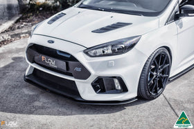 FLOW Designs  MK3 Focus RS Front Lip Splitter (3 Piece) & Bumper Reinforcement Bracket - MODE Auto Concepts