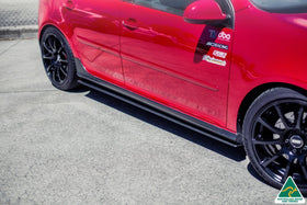 FLOW Designs  MK5 Golf GTI Side Skirt Splitters (Pair) - MODE Auto Concepts