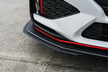 FLOW Designs  i30N Hatch PDE V6 FL2 2025 Front Lip Splitter Extensions (Pair) - MODE Auto Concepts