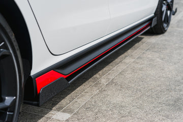 FLOW Designs  i30N Hatch PDE V6 FL2 2025 Side Skirt Splitter Winglets (Pair) - MODE Auto Concepts