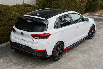 FLOW Designs  i30N-Line Hatch PDe.V6 FL 2024+ Rear Spoiler Extension - MODE Auto Concepts