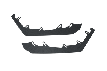 FLOW Designs  FK4/FK7 Civic RS Hatch PFL Front Lip Splitter Extensions (Pair) - MODE Auto Concepts