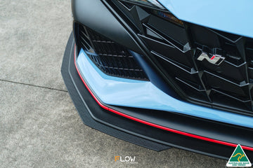 FLOW Designs  CN7 i30N Sedan 2021-2023 Front Lip Splitter Extensions (Pair) - MODE Auto Concepts