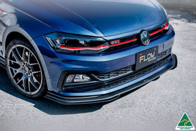 FLOW Designs  AW Polo GTI Front Lip Splitter Extensions (Pair) - MODE Auto Concepts