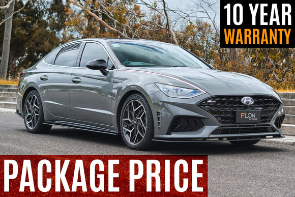 FLOW Designs  DN8 Sonata N Line 2020-2023 Full Lip Splitter Set - MODE Auto Concepts