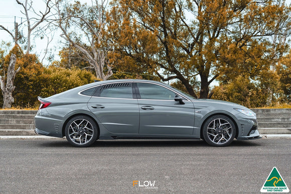 FLOW Designs  DN8 Sonata N Line 2020+ Side Skirt Splitters (Pair) - MODE Auto Concepts