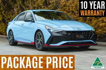 FLOW Designs  CN7 i30N Sedan 2021-2023 Full Lip Splitter Set - MODE Auto Concepts