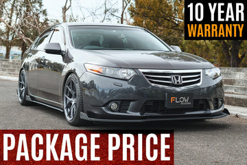 FLOW Designs  CU2 Accord Euro Full Lip Splitter Set - Standard - MODE Auto Concepts