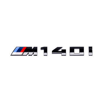 Emblex Gloss Black M140i Badge Trunk Emblem for BMW 1-Series M140i F20 - MODE Auto Concepts