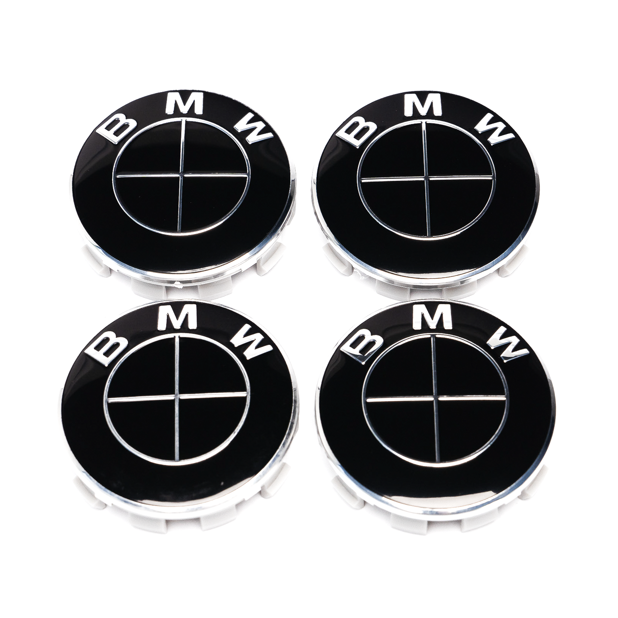 Exon BMW Style Stealth Black Black Wheel Center Cap 68mm for BMW 1 2 3 4 5 6 7 8 Series 1M M2 M3 M4 M5 M6 M8