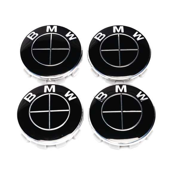 Emblex BMW Style Stealth Black / Black Wheel Center Cap 68mm for BMW 1 2 3 4 5 6 7 8-Series 1M M2 M3 M4 M5 M6 M8 - MODE Auto Concepts