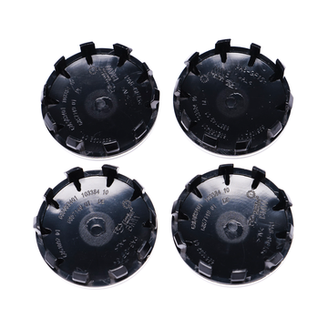 Emblex BMW Style Stealth Black / White Wheel Center Cap 56mm for BMW 1 2 3 5 7 8 X1 X2 X3 X4 X5 X6 X7 - MODE Auto Concepts