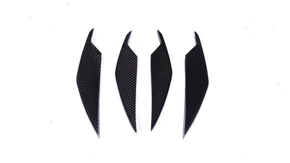 Carbon Pre-Preg AC Style Front Bumper Canards for BMW M3 G80 G81 M4 G82 G83 - MODE Auto Concepts