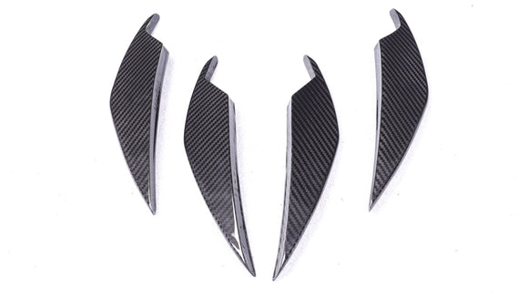 Carbon Pre-Preg AC Style Front Bumper Canards for BMW M3 G80 G81 M4 G82 G83 - MODE Auto Concepts