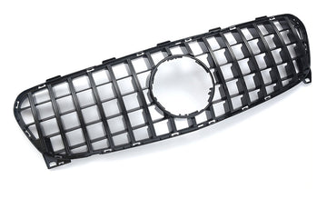 Exon Gloss Black Panamericana GT Style Grille for Mercedes Benz GLA-Class & GLA45 AMG X156 Facelift (17-19) - MODE Auto Concepts