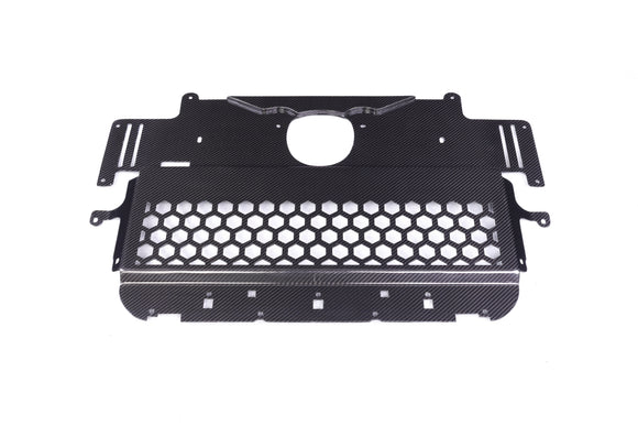 Carbon Pre-Preg Oil Cooler Skid Plate Guard Kit for BMW M3 G80 G81 M4 G82 G83 & M2 G87 - MODE Auto Concepts