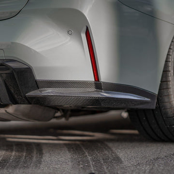 Carbon Pre-Preg Rear Side Splitter for BMW M4 G82 G83 - MODE Auto Concepts