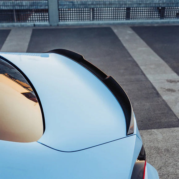 Carbon Pre-Preg V Style Trunk Lip Spoiler for BMW M2 G87 & 2-Series G42 - MODE Auto Concepts