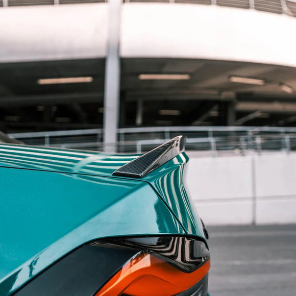 Carbon Pre-Preg V Style Trunk Lip Spoiler for BMW M2 G87 & 2-Series G42 - MODE Auto Concepts