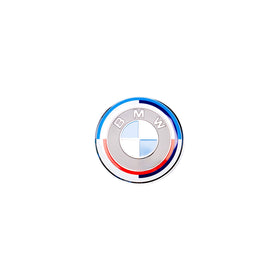 Emblex BMW 50th Anniversary Style Steering Wheel Badge Emblem for BMW 1 2 3 4 5 6 7 8-Series 1M M2 M3 M4 M5 M6 M8 - MODE Auto Concepts