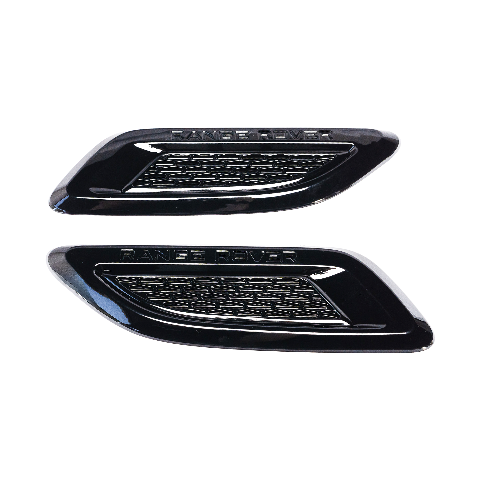 Emblex Gloss Black Range Rover Style Hood Bonnet Vent for Land