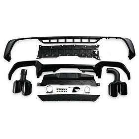 Exon Gloss Black M Performance X3M Style Rear Diffuser for BMW X3 M40i & 20i 30i M Sport G01 - MODE Auto Concepts