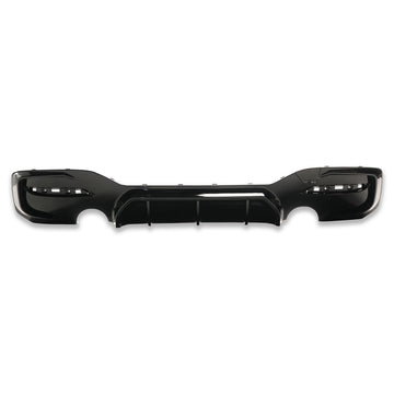 Exon Gloss Black Rear Diffuser w. Dual Outlet for BMW 1-Series M135i LCI & M140i F20 M-Sport - MODE Auto Concepts