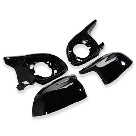 Exon Gloss Black M Performance Style Replacement Mirror Cap Cover for BMW X3 G01 X4 G02 X5 G05 X6 G06 X7 G07 - MODE Auto Concepts