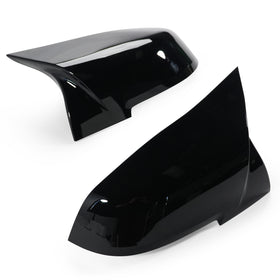Exon Gloss Black M Performance Style Replacement Mirror Cap Cover for BMW M2 F87 & 1/2/3/4-Series F20 F22 F30 F31 F32 F33 F36 - MODE Auto Concepts