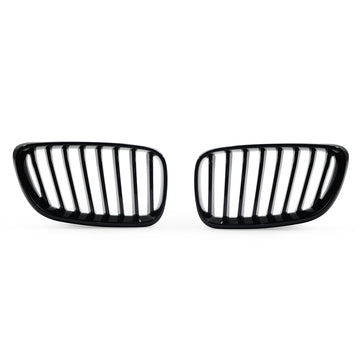 Exon Gloss Black Single Slat Grille for BMW 2-Series inc. M235i M240i F22/F23 - MODE Auto Concepts
