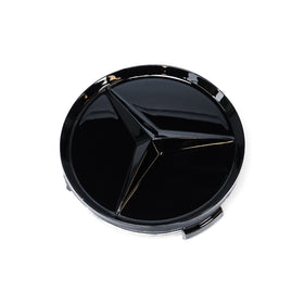 Emblex Gloss Black Mercedes Benz Style Wheel Center Cap Badge Emblem for Mercedes Benz AMG A35 A45 C43 C63 S GLC43 GLC63 S - MODE Auto Concepts
