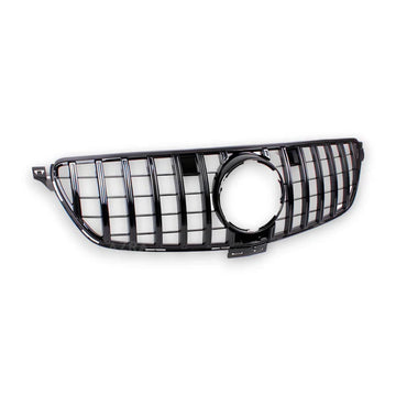 Exon Gloss Black Panamericana GT Style Grille for Mercedes Benz GLE-Class & GLE43 GLEC63 AMG W166 Facelift (16-19) - MODE Auto Concepts