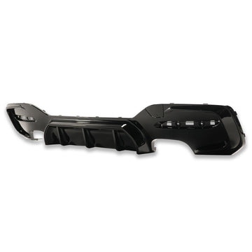 Exon Gloss Black Rear Diffuser w. Quad Outlet for BMW 1-Series M135i LCI & M140i F20 M-Sport - MODE Auto Concepts
