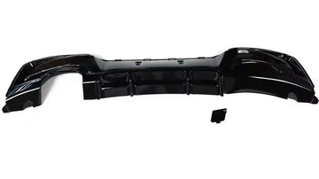 Exon Gloss Black Rear Diffuser w. Single Outlet for BMW 1-Series 114i 116i 118i 125i F20 M-Sport Pre-LCI - MODE Auto Concepts