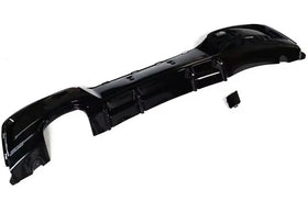 Exon Gloss Black Rear Diffuser w. Single Outlet for BMW 1-Series 114i 116i 118i 125i F20 M-Sport Pre-LCI - MODE Auto Concepts