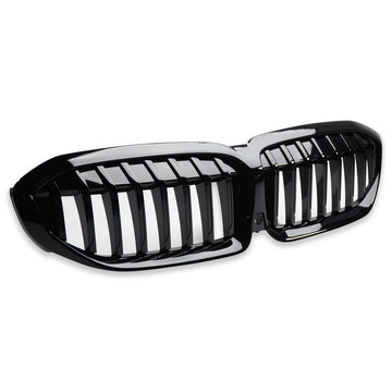 Exon Gloss Black Single Slat Grille for BMW 3-Series inc. 320i 330i M340i G20 G21 G28 (2018-2022) - MODE Auto Concepts