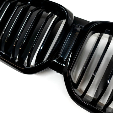 Exon Gloss Black X3M/X4M M Style Twin Slat Grille for BMW X3 LCI G01 & X4 LCI G02 - MODE Auto Concepts
