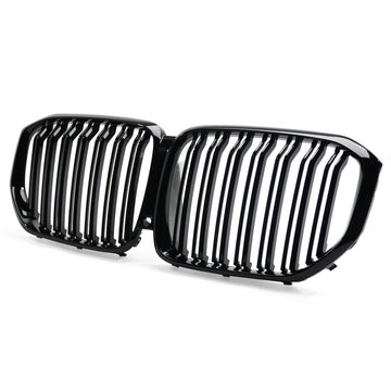 Exon Gloss Black X5M M Style Twin Slat Grille for BMW X5 G05 Pre-LCI 2019-2023 - MODE Auto Concepts