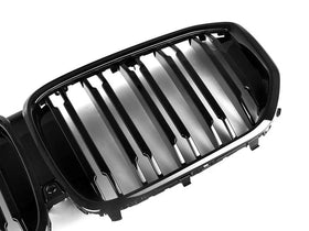 Exon Gloss Black X5M M Style Twin Slat Grille for BMW X5 G05 LCI 2024-present - MODE Auto Concepts