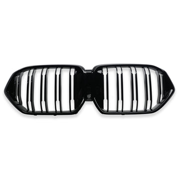 Exon Gloss Black X6M M Style Twin Slat Grille for BMW X6 G06 Pre-LCI 2020-2023 - MODE Auto Concepts