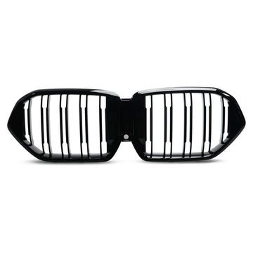 Exon Gloss Black X6M M Style Twin Slat Grille for BMW X6 G06 Pre-LCI 2020-2023 - MODE Auto Concepts
