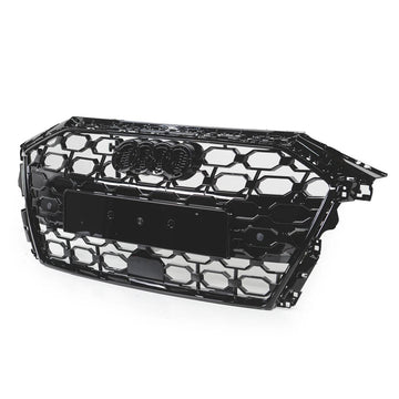 Exon RS3 Style Black Honeycomb Grille for Audi A3/S3 (8Y) 2020-present - MODE Auto Concepts