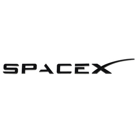 Emblex Tesla Style Gloss Black Rear Badge Space X Emblem for Tesla Model S 3 X Y - MODE Auto Concepts