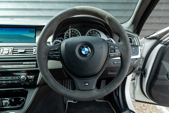 Suede Steering Wheel Cover for BMW F-Series Pre-LCI M-Sport & M Models - MODE Auto Concepts