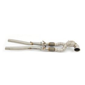 MODE Design Decatted Downpipe & Front Pipe Kit for Audi RS3 8Y RSQ3 F3 2.5T EVO EA855 (OPF VERSION) - MODE Auto Concepts
