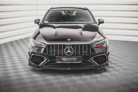 Maxton Design Mercedes Front Splitter V.1 for Mercedes Benz CLA45 AMG w. Aero C118 - MODE Auto Concepts