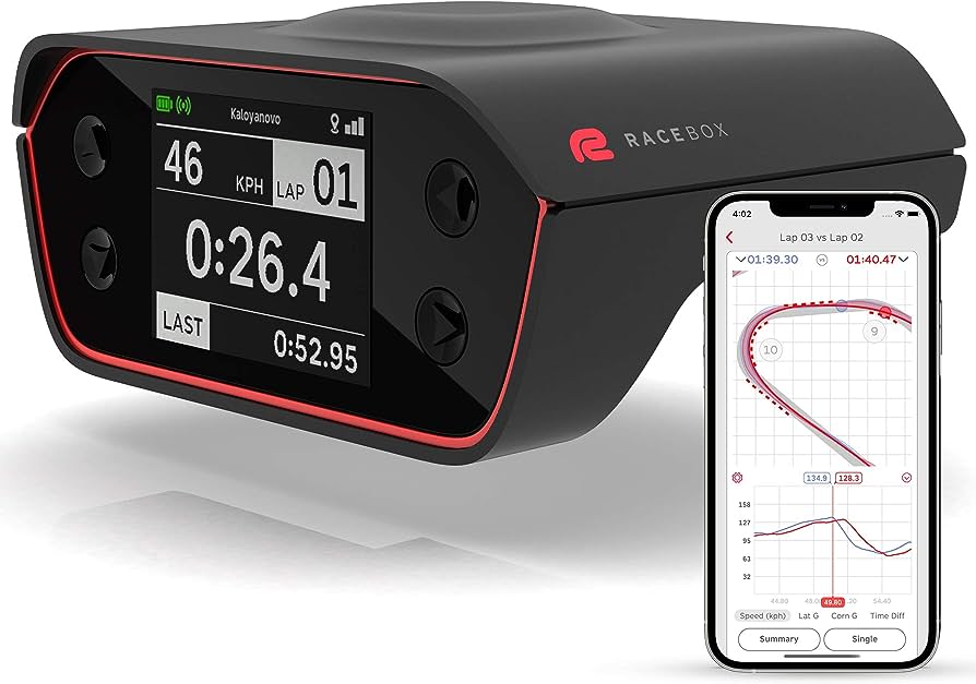 Racebox Automotive Performance Lap Timer Drag Meter MODE Auto