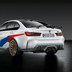 Genuine BMW M Performance Carbon Fibre Trio Exhaust Diffuser for BMW M3 G80 M4 G82 - MODE Auto Concepts