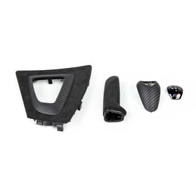 Genuine BMW M Performance Carbon Trim Set inc. Gear Selector Gear Surround Hand Brake Cover for BMW M2 F87 - MODE Auto Concepts