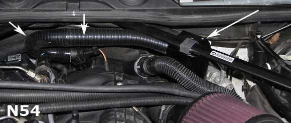 Burger Motorsports Turbo Double Baffle Oil Catch Can for N54 BMW 135 335 1M - MODE Auto Concepts